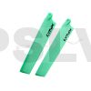 LX61152  Lynx Heli MCPX BL Plastic Main Blade 115mm Green Neon  